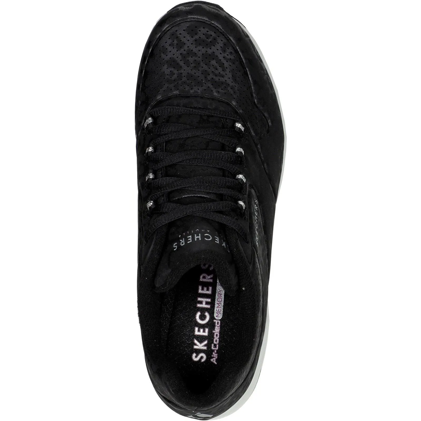 Women's Wide Fit Skechers 155642 Uno 2 In Kat Neato Trainers - Black sold by Wide Fit Shoes product image thumbnail 5