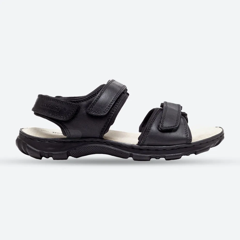 Mens Wide Fit James Leather Sandals by Tredd Well sold by Wide Fit Shoes