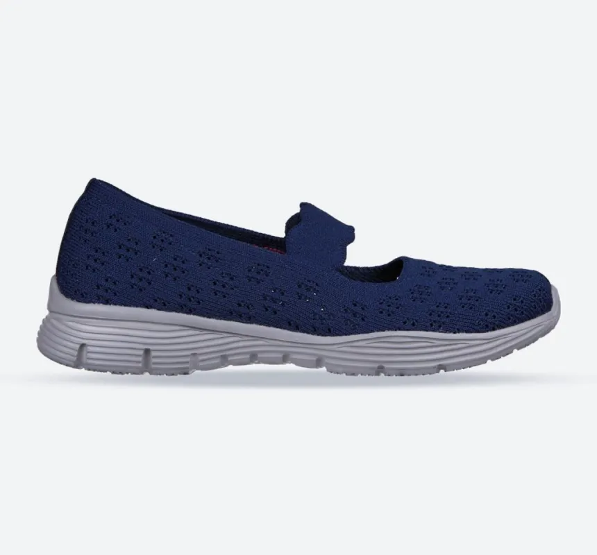 Women's Wide Fit Skechers 158109 Seager Simple Things Shoes sold by Wide Fit Shoes