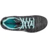 Women's Wide Fit Skechers 12614 Graceful Twisted Fortune Trainers - Black/Turquoise sold by Wide Fit Shoes