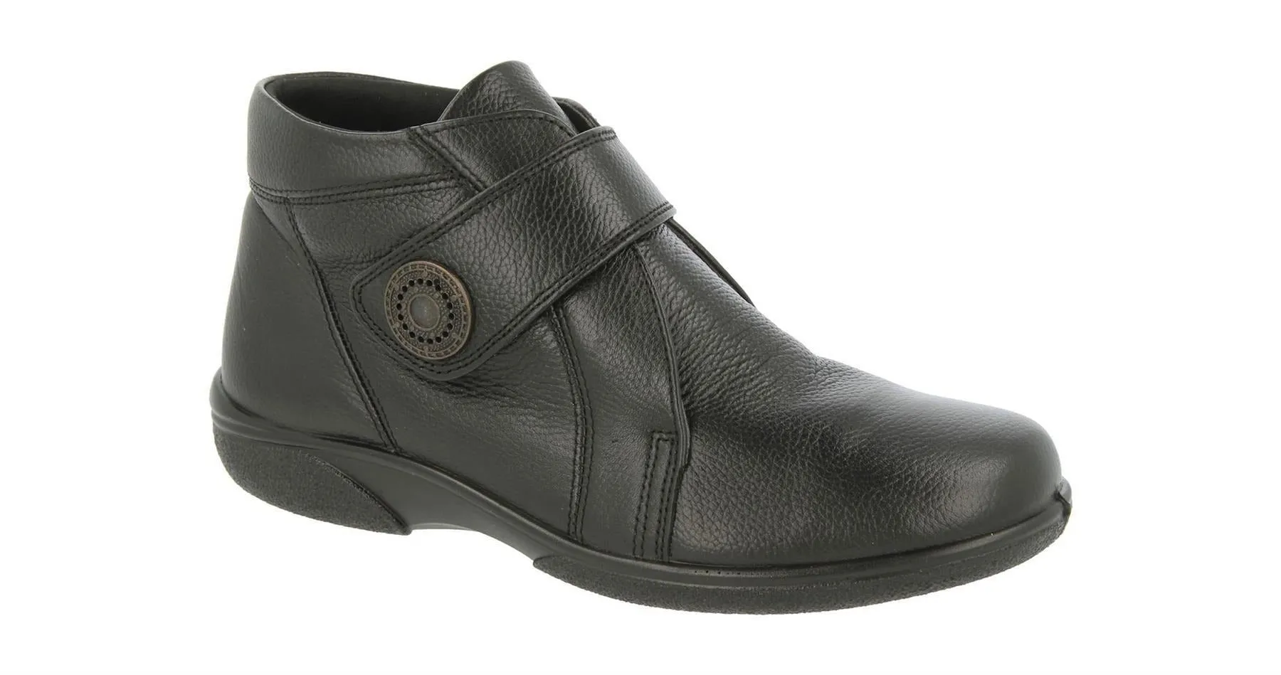 Womens Wide Fit DB Doris Boots - Black sold by Wide Fit Shoes product image thumbnail 3