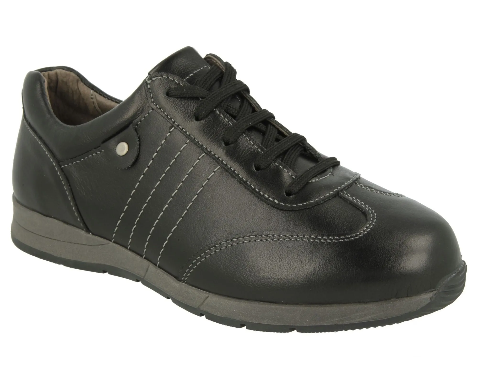 Womens Wide Fit DB Fareham Canvas Shoes sold by Wide Fit Shoes product image thumbnail 3