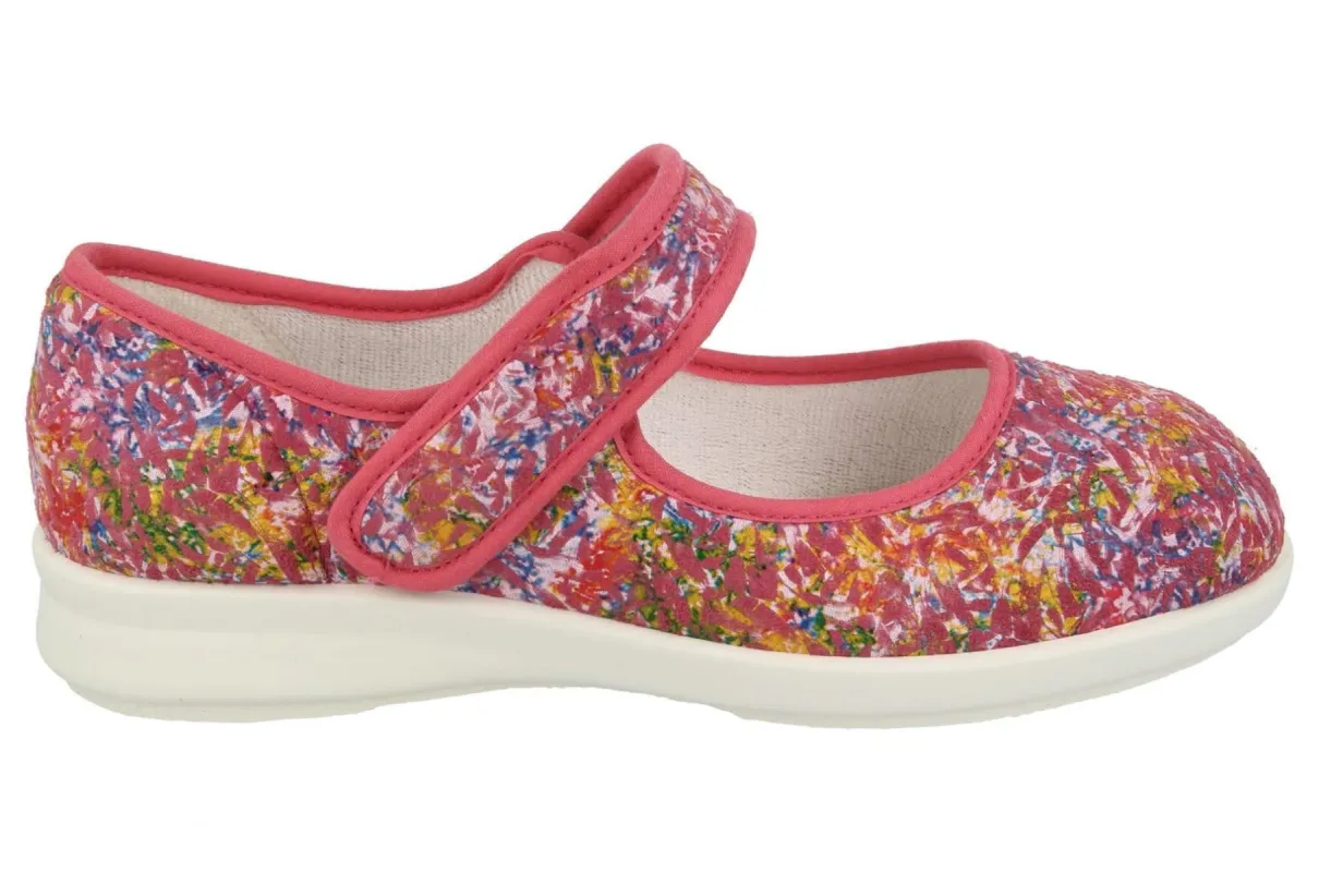 Womens Wide Fit DB Abstract Canvas Shoes sold by Wide Fit Shoes
