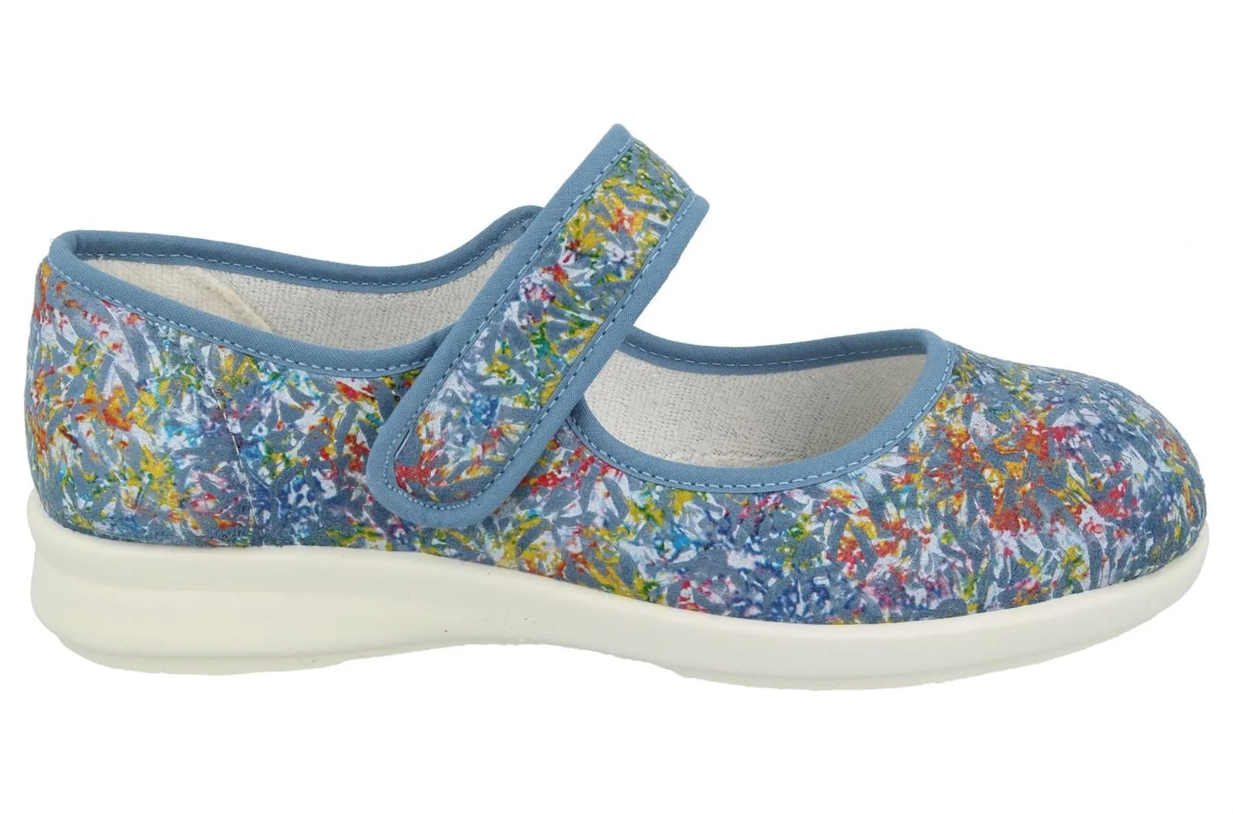 Womens Wide Fit DB Abstract Canvas Shoes sold by Wide Fit Shoes product image thumbnail 5