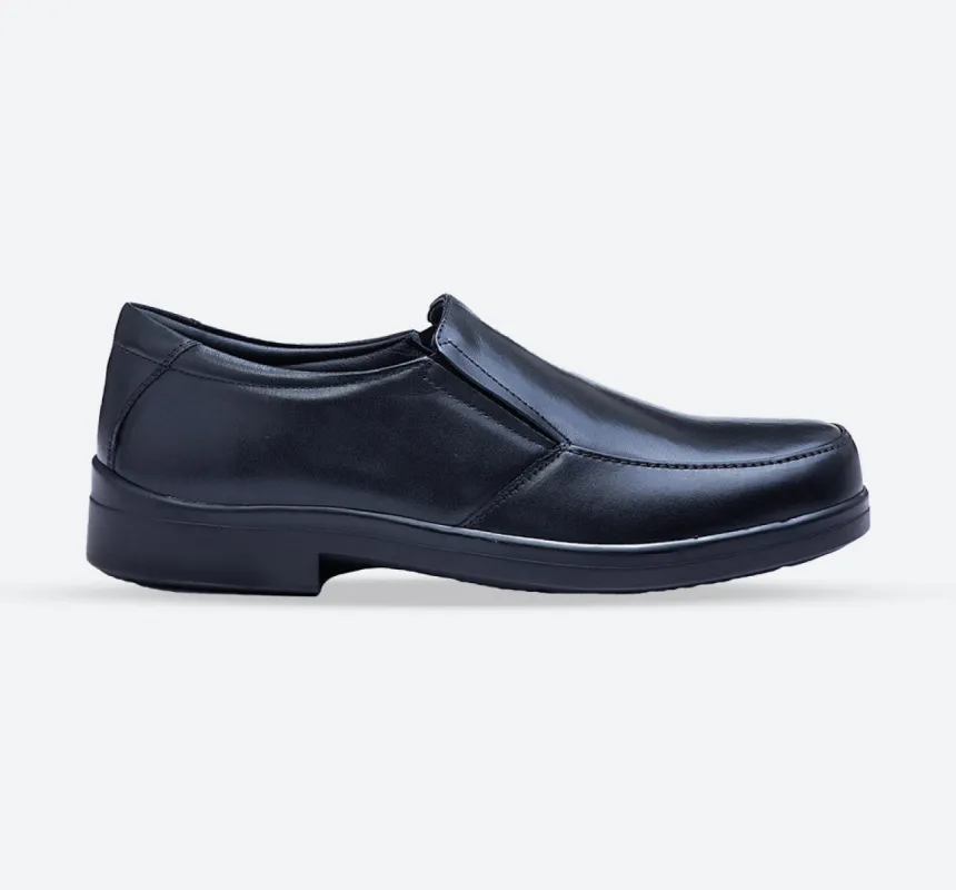 Mens Wide Fit Tredd Well Camelot Slip On Shoes - Black sold by Wide Fit Shoes