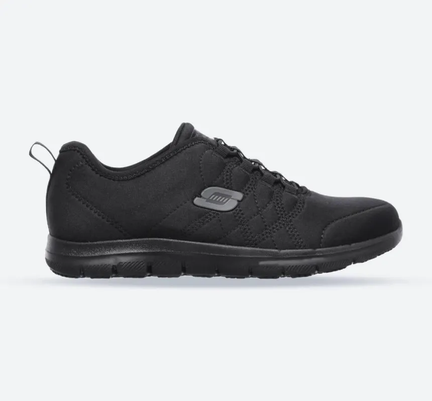 Women's Wide Fit Skechers 77211EC Ghenter Srelt Occupational Trainers sold by Wide Fit Shoes