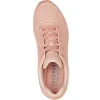 Women's Wide Fit Skechers 73690 Uno Stand On Air Sports Trainers - Blush sold by Wide Fit Shoes