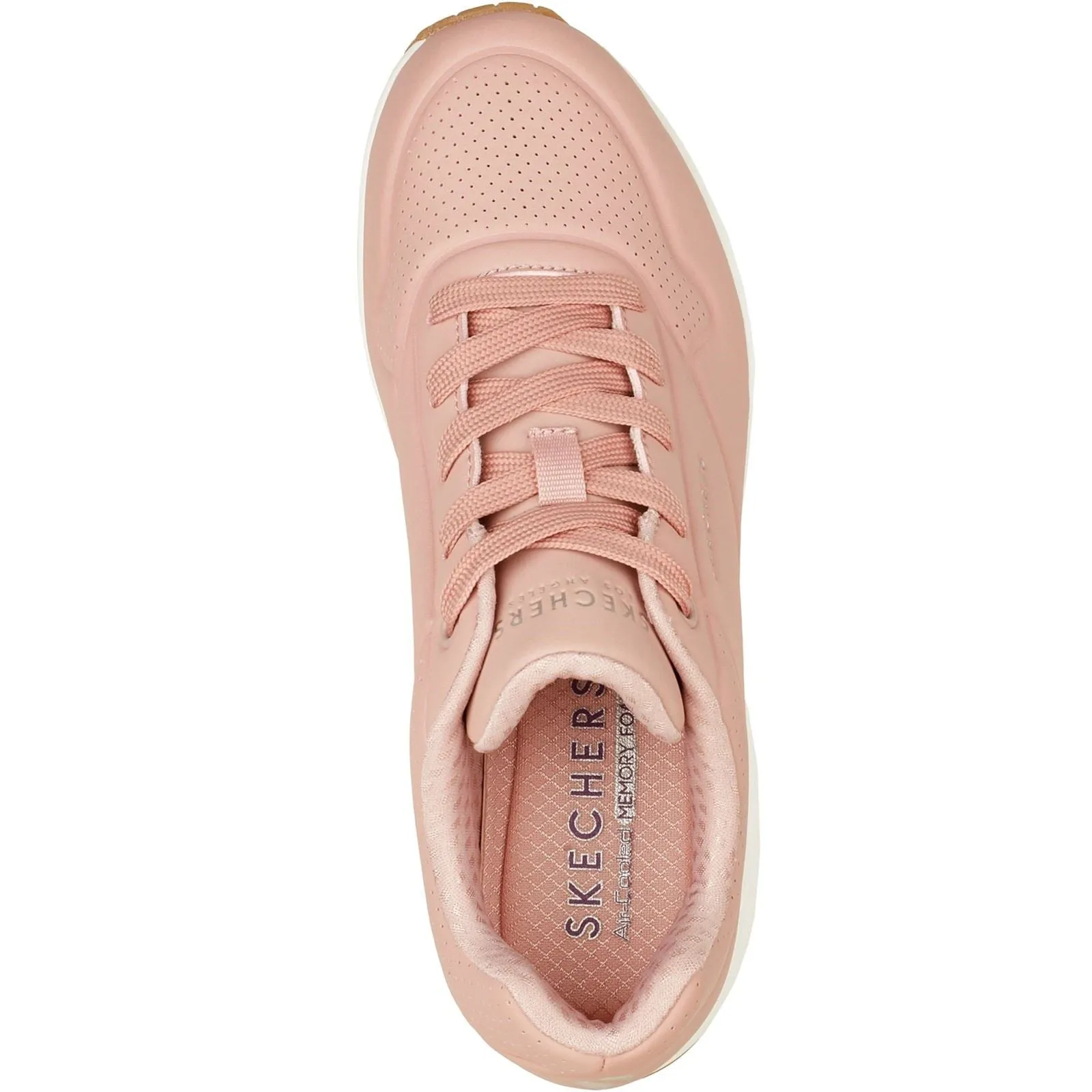 Women's Wide Fit Skechers 73690 Uno Stand On Air Sports Trainers - Blush sold by Wide Fit Shoes product image thumbnail 5