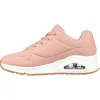 Women's Wide Fit Skechers 73690 Uno Stand On Air Sports Trainers - Blush sold by Wide Fit Shoes