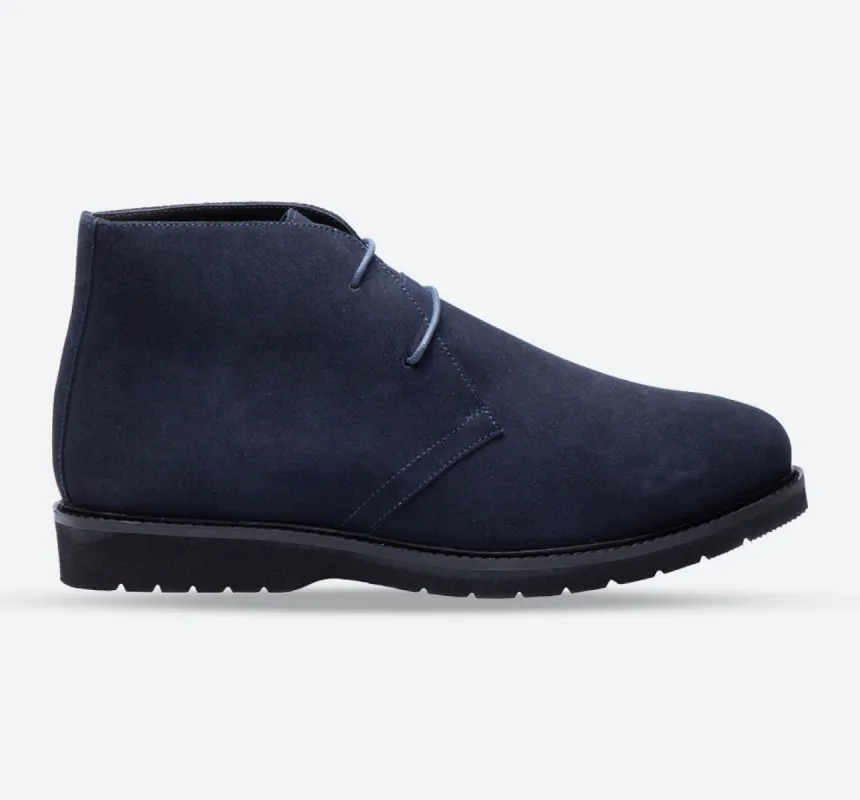 Men's Wide Fit Tredd Well William 22760 Navy Suede Dress Boots sold by Wide Fit Shoes