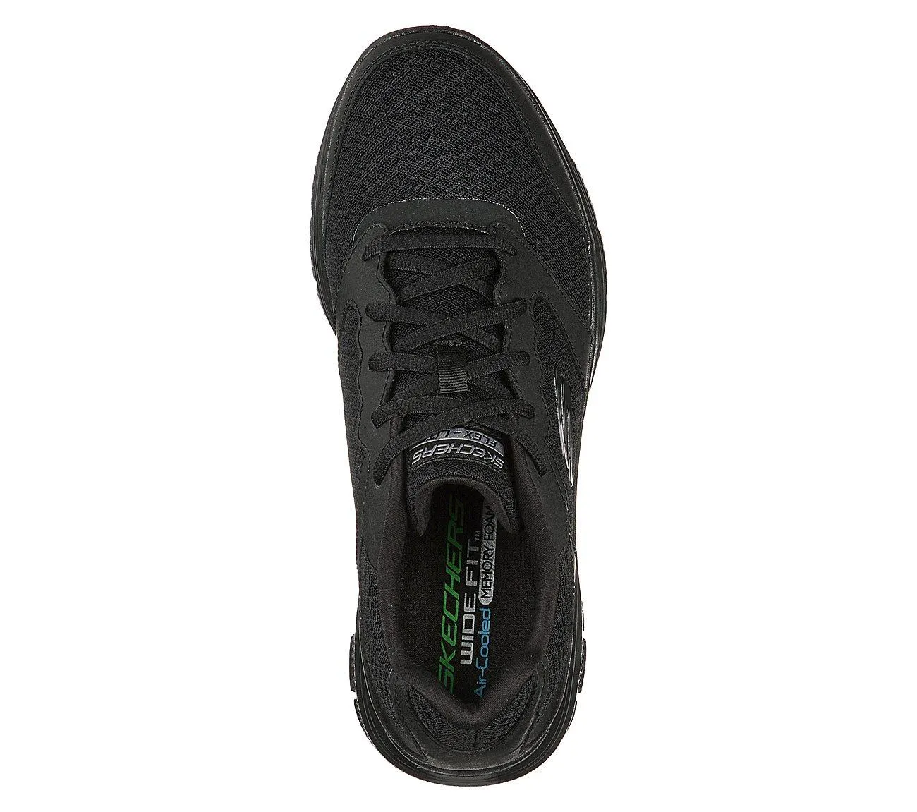 Mens Wide Fit Skechers Flex Advantage 4.0 - 232225 Walking Black Trainers sold by Wide Fit Shoes product image thumbnail 5