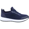Women's Wide Fit Skechers 77222EC Squad SR Occupational Trainers - Navy sold by Wide Fit Shoes