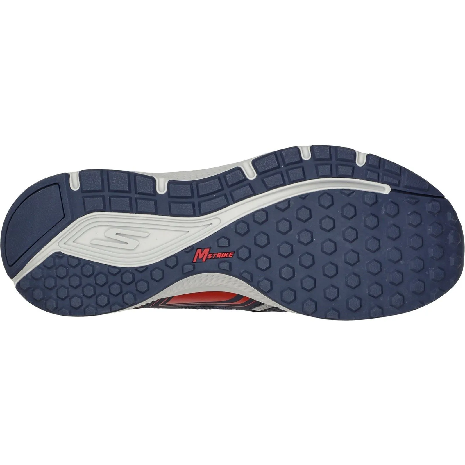 Men's Wide Fit Skechers 220034 Go Run Consistent Wide Trainers - Navy/Red sold by Wide Fit Shoes product image thumbnail 5