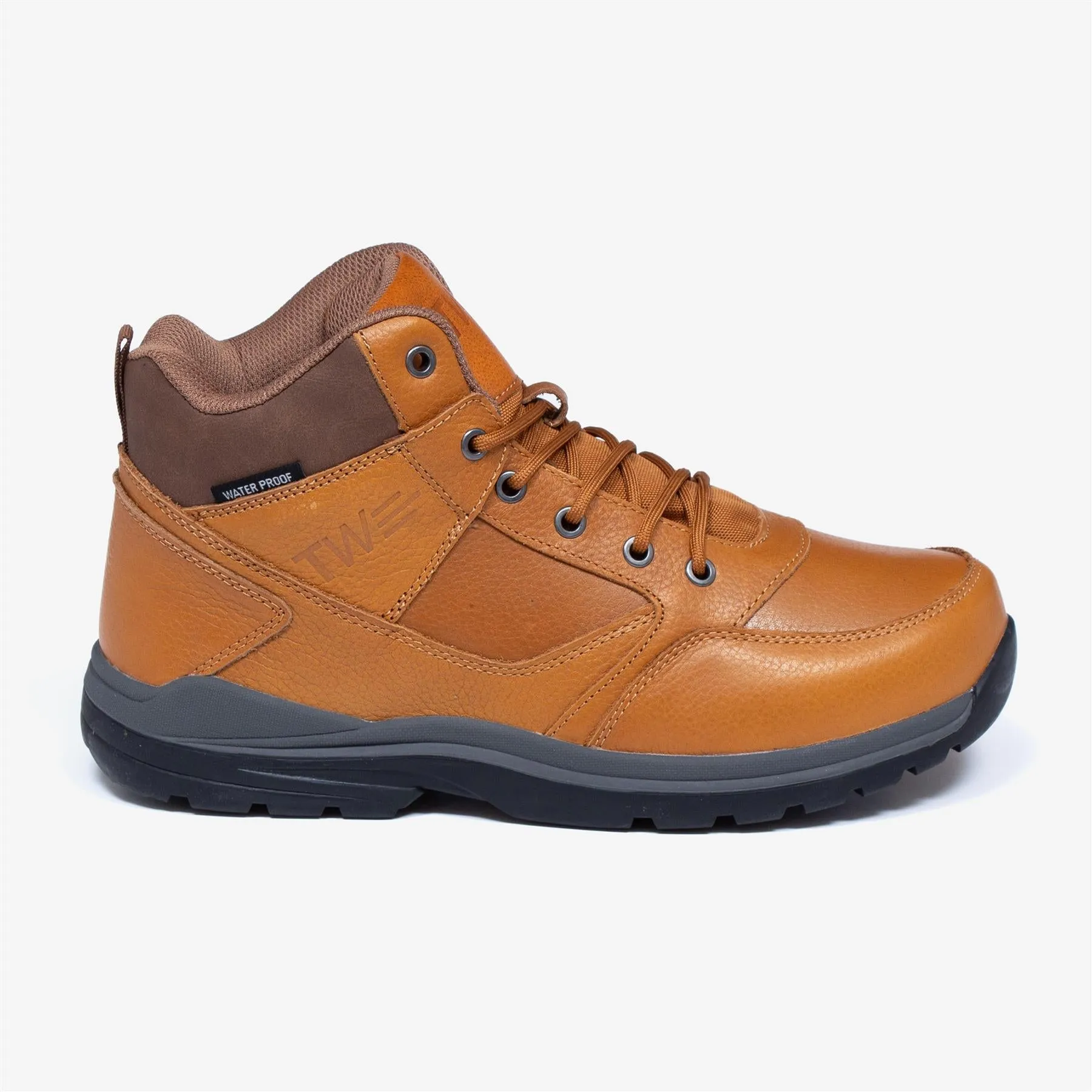 Women's Wide Fit Tredd Well Tough Waterproof Hiking Boots - Tan sold by Wide Fit Shoes product image thumbnail 2