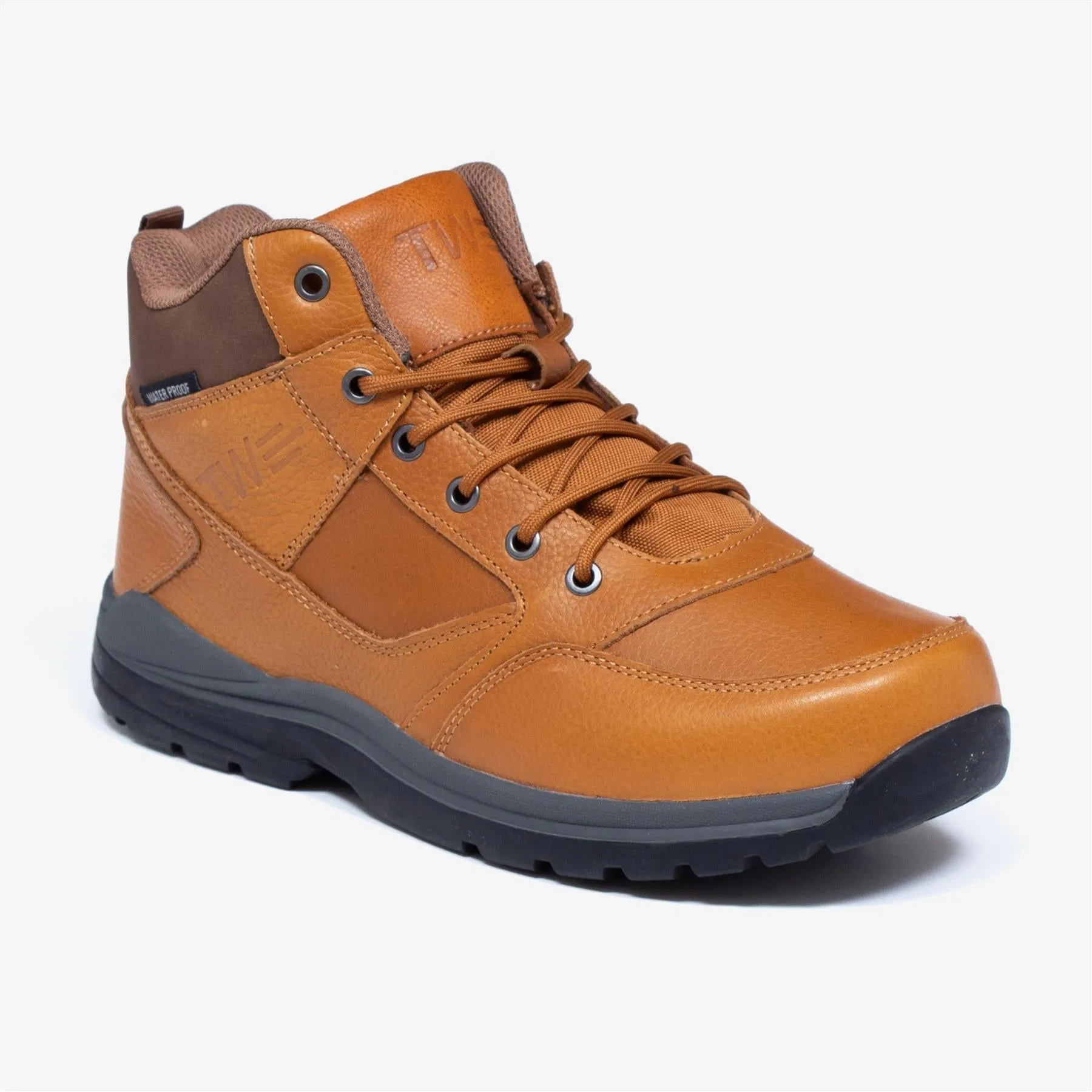 Women's Wide Fit Tredd Well Tough Waterproof Hiking Boots - Tan sold by Wide Fit Shoes product image thumbnail 3