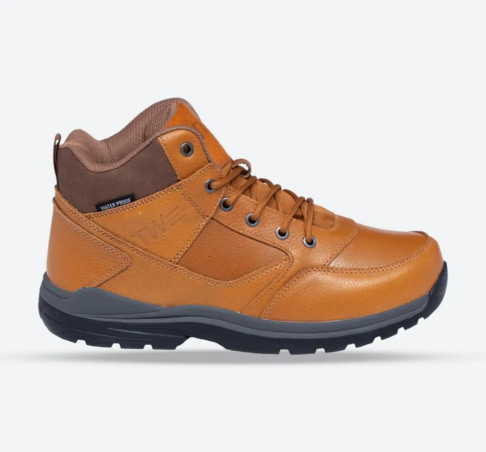 Women's Wide Fit Tredd Well Tough Waterproof Hiking Boots - Tan sold by Wide Fit Shoes
