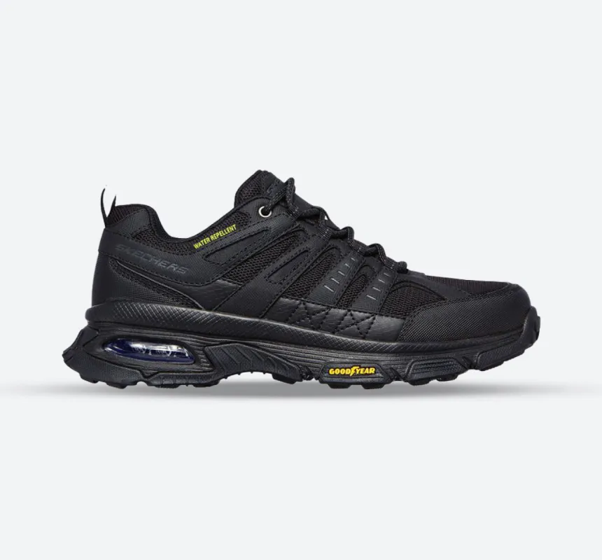 Men's Wide Fit Skechers 237214 Air Envoy Water Repellent outdoor Walking Trainers - Black sold by Wide Fit Shoes