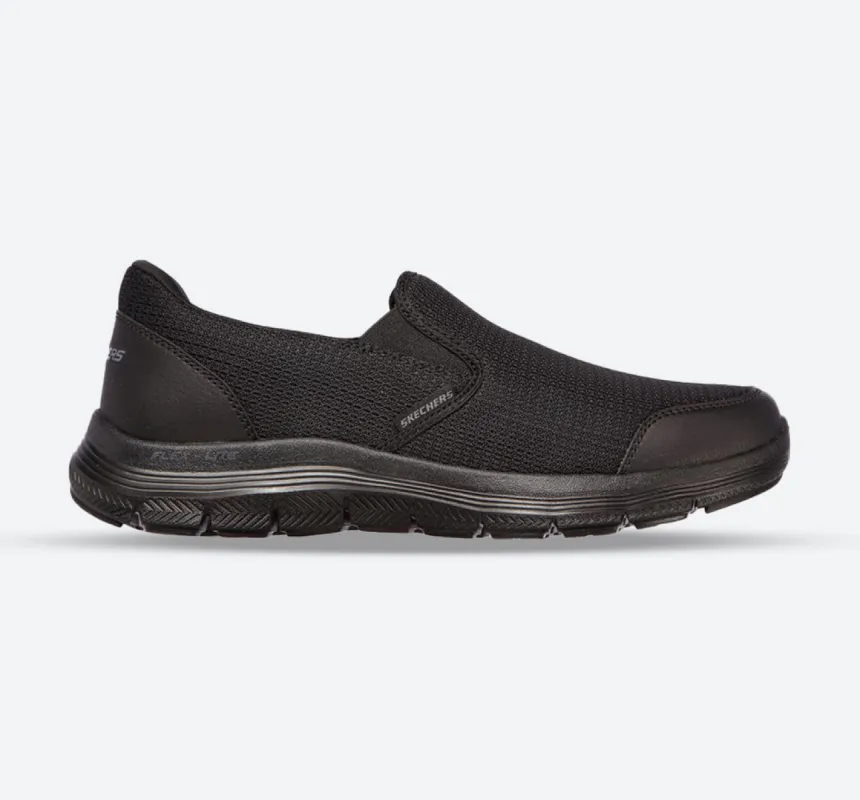 Mens Wide Fit Skechers Flex Advantage 4.0 Tuscan 232230W Black Slip Trainers sold by Wide Fit Shoes