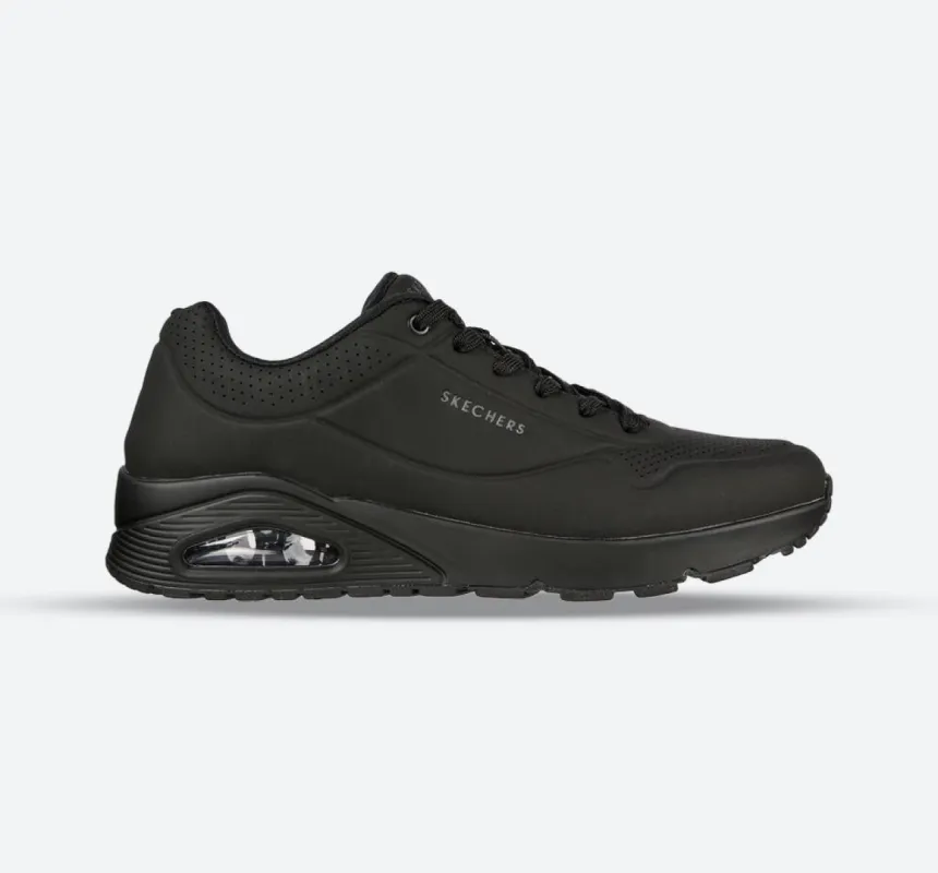 Men's Wide Fit Skechers 52458 Uno - Stand On Air Walking Trainers sold by Wide Fit Shoes