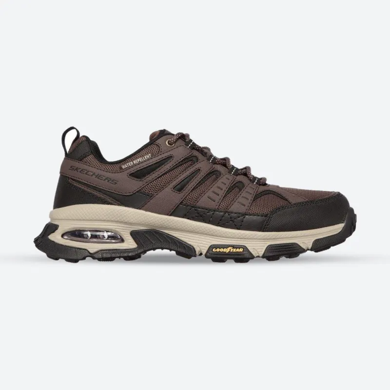 Men's Wide Fit Skechers 237214 Air Envoy Water Repellent outdoor Walking Trainers - Brown/Black sold by Wide Fit Shoes