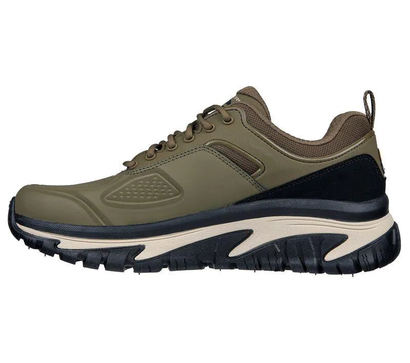 Men's Wide Fit Skechers 237333 Relaxed Fit Road Walker Recon Good Year Trainers - Olive/Black sold by Wide Fit Shoes product image thumbnail 4