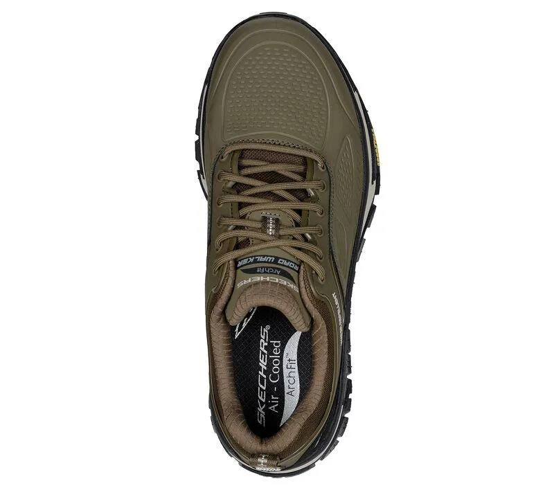 Men's Wide Fit Skechers 237333 Relaxed Fit Road Walker Recon Good Year Trainers - Olive/Black sold by Wide Fit Shoes product image thumbnail 5