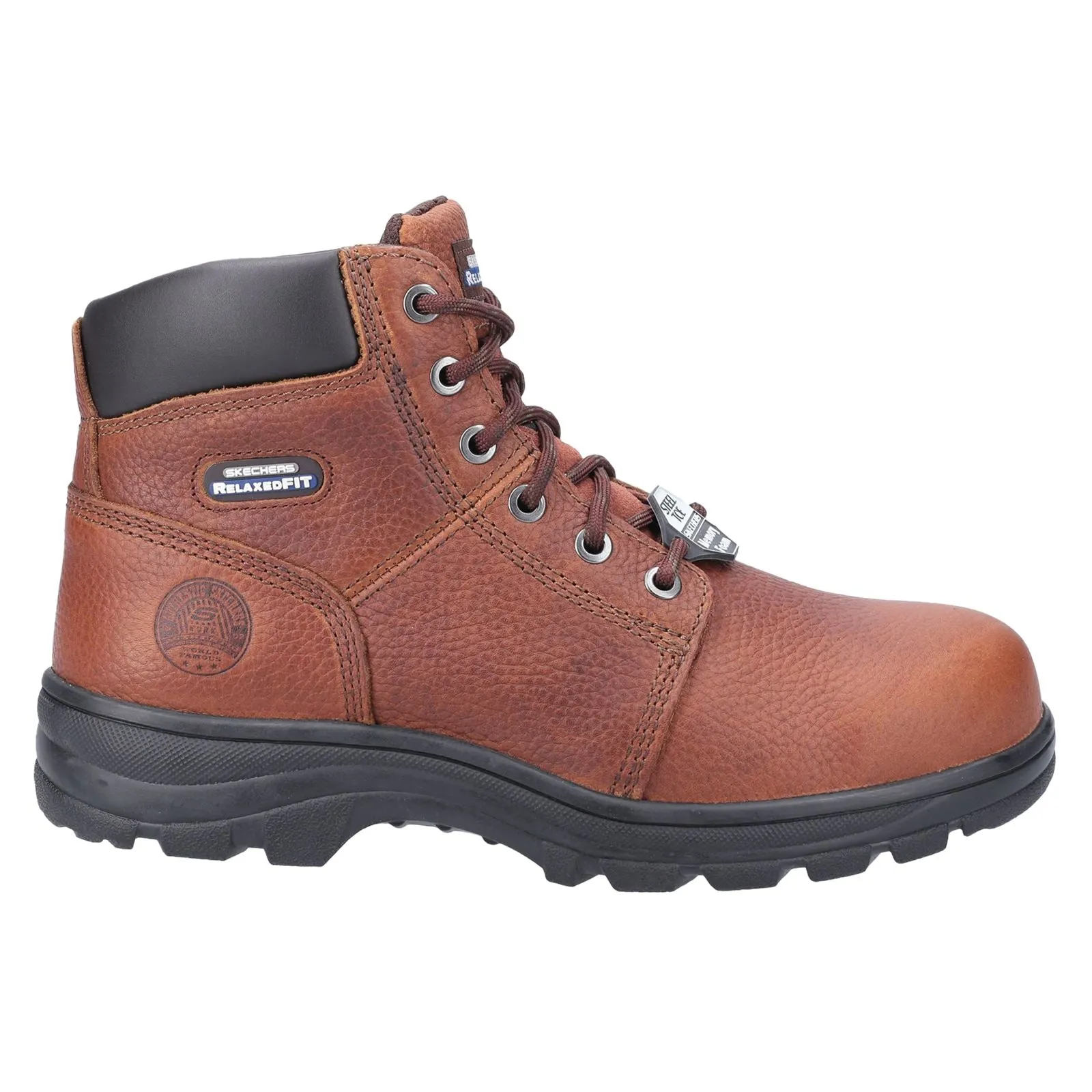 Men's Wide Fit Skechers 77009EC Workshire Safety Boots sold by Wide Fit Shoes product image thumbnail 3