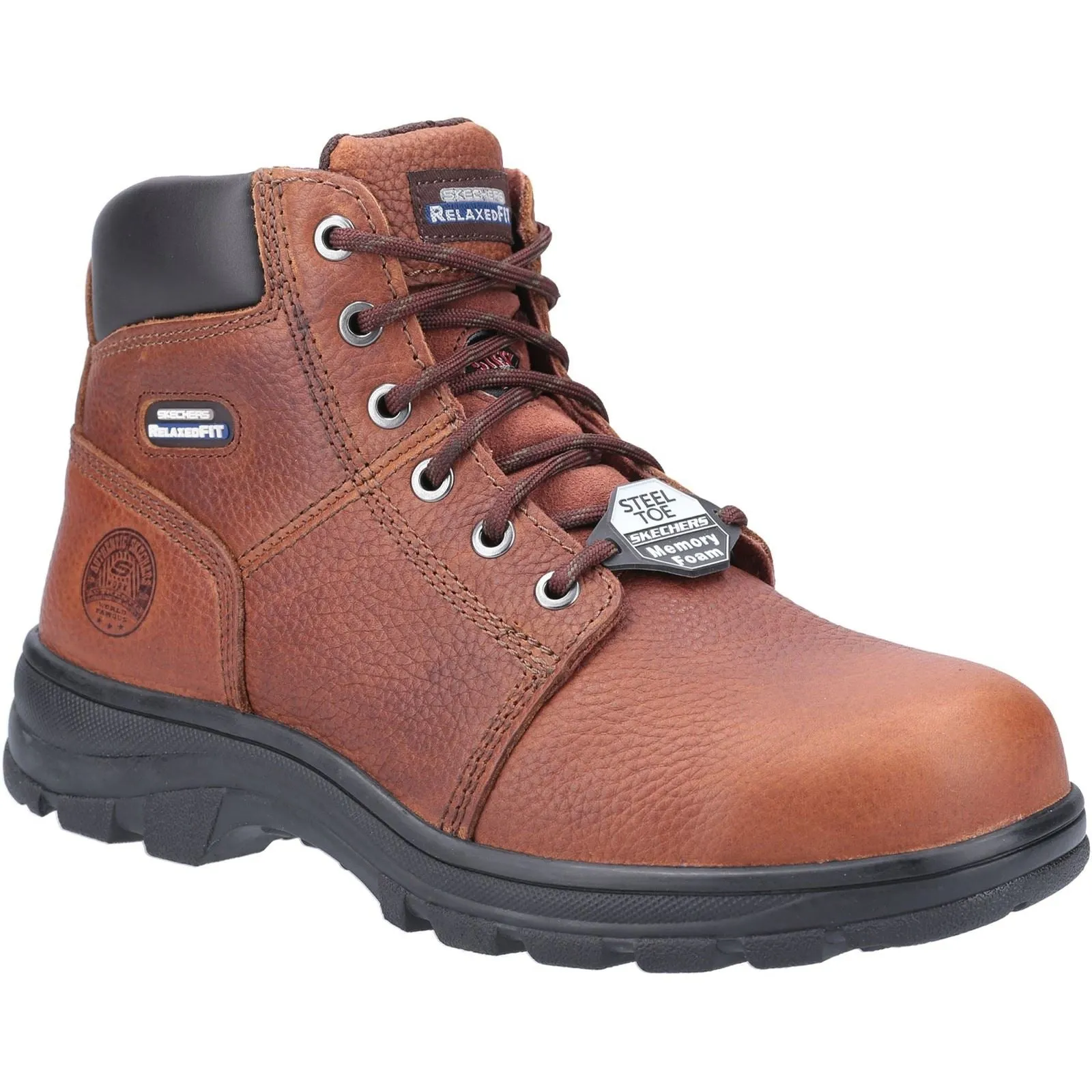 Men's Wide Fit Skechers 77009EC Workshire Safety Boots sold by Wide Fit Shoes product image thumbnail 4