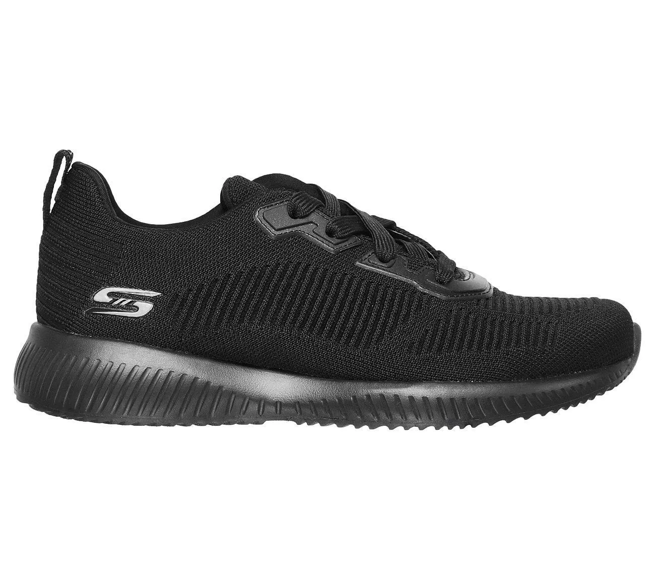 Womens Wide Fit Skechers 32504 Bobs Tough Talk Trainers - Black sold by Wide Fit Shoes product image thumbnail 2