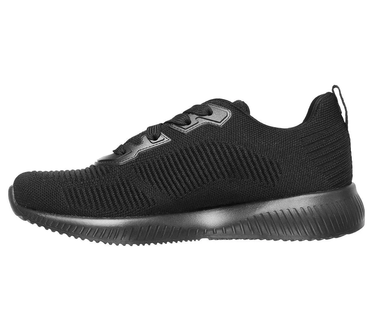 Womens Wide Fit Skechers 32504 Bobs Tough Talk Trainers - Black sold by Wide Fit Shoes product image thumbnail 4