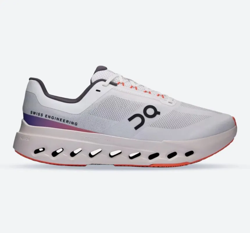 Women's Wide Fit On Running Cloudsurfer Next Wide Training Shoes - White/Flame sold by Wide Fit Shoes