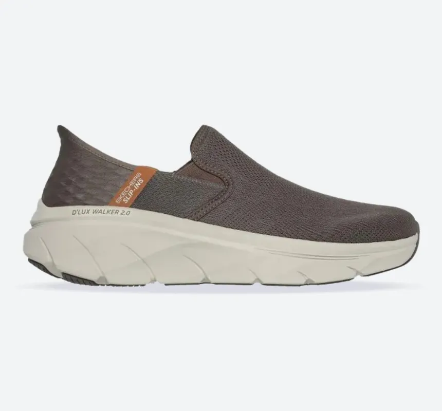Men's Relaxed Fit Skechers 232463 Slip-ins D'lux Walker Trainers sold by Wide Fit Shoes