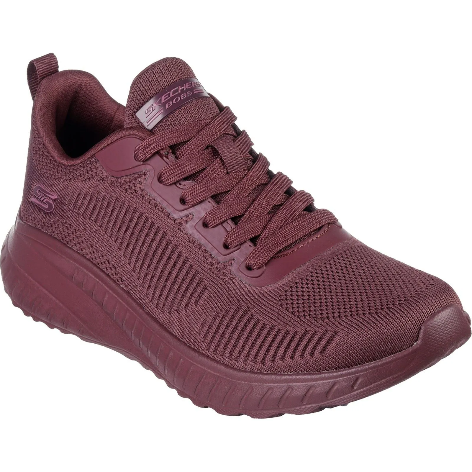 Women's Wide Fit Skechers 117209 Bob Squad Chaos Face Off Trainers -Plum sold by Wide Fit Shoes product image thumbnail 3
