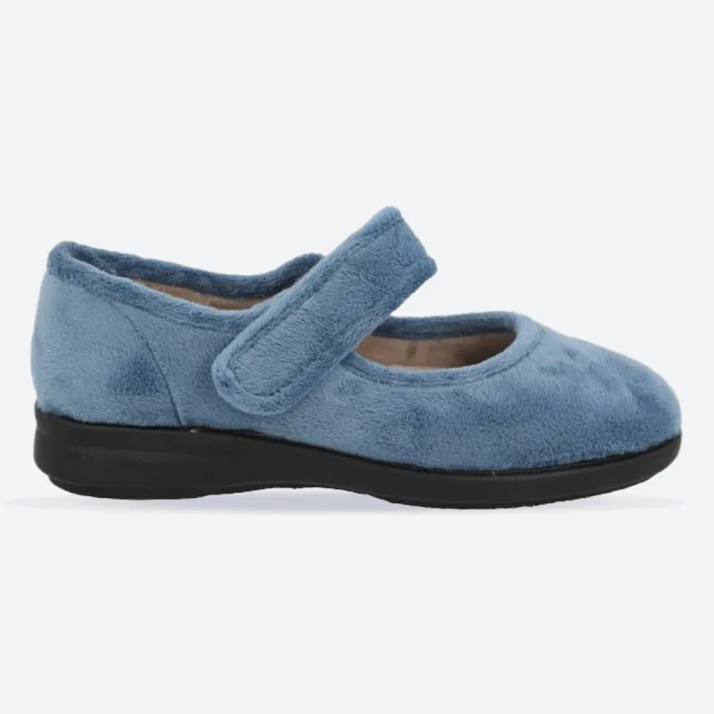 Women's Wide Fit DB Trilby Slippers sold by Wide Fit Shoes