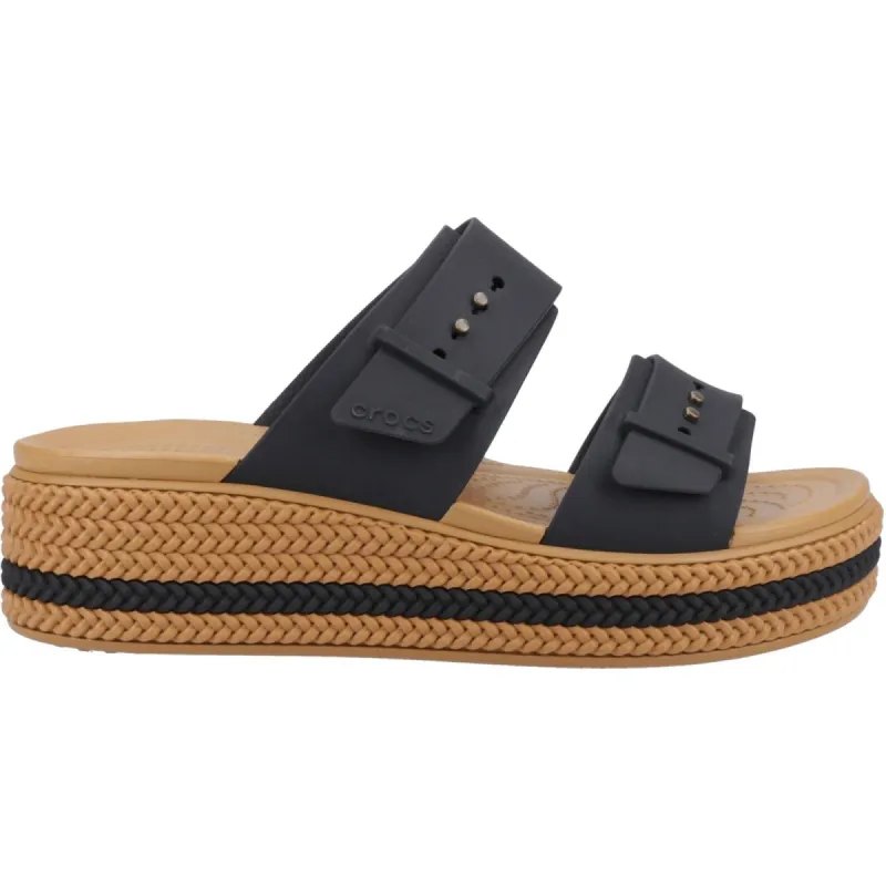 Women's Wide Fit Crocs 209978 Brooklyn Buckle Sandals sold by Wide Fit Shoes