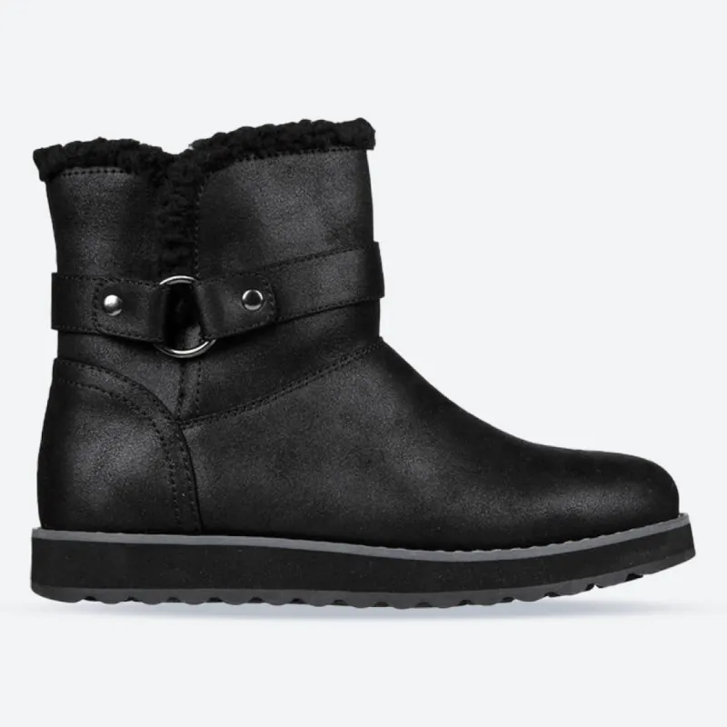 Women's Wide Fit Skechers 167615 Keepsakes 2.0 Boots - Black made by Skechers