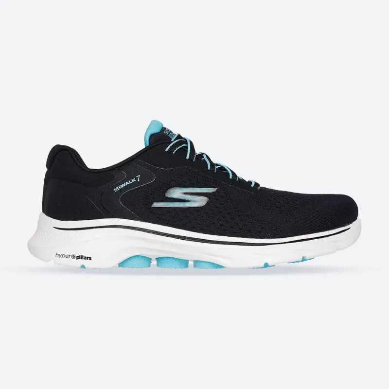 Women's Wide Fit Skechers 125215 Go Walk 7 Cosmic Waves Trainers sold by Wide Fit Shoes