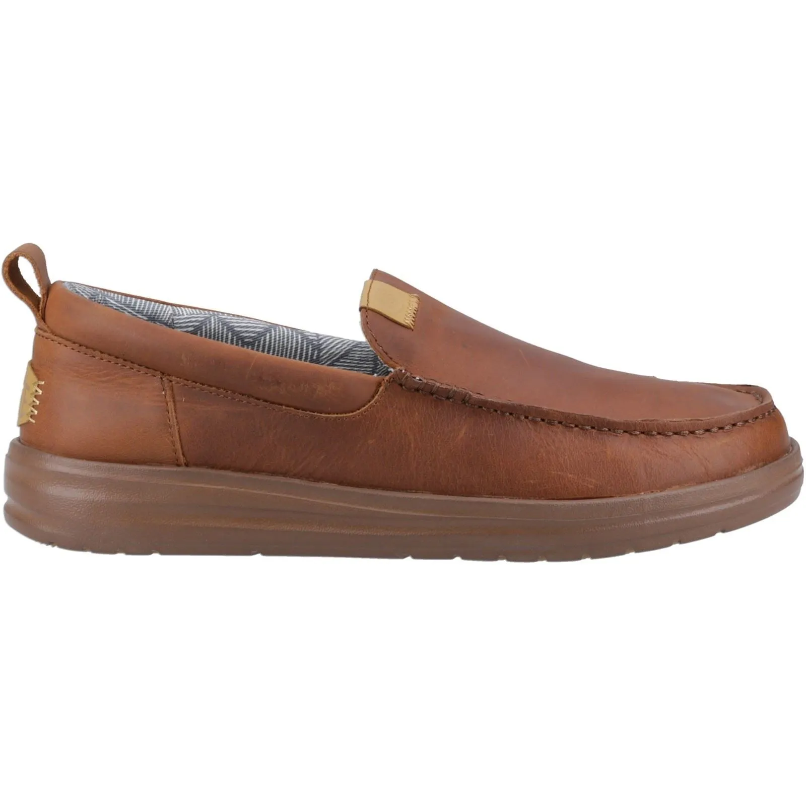 Men's Heydude 40173 Wally Grip Moc Craft Leather Shoes sold by Wide Fit Shoes product image thumbnail 2