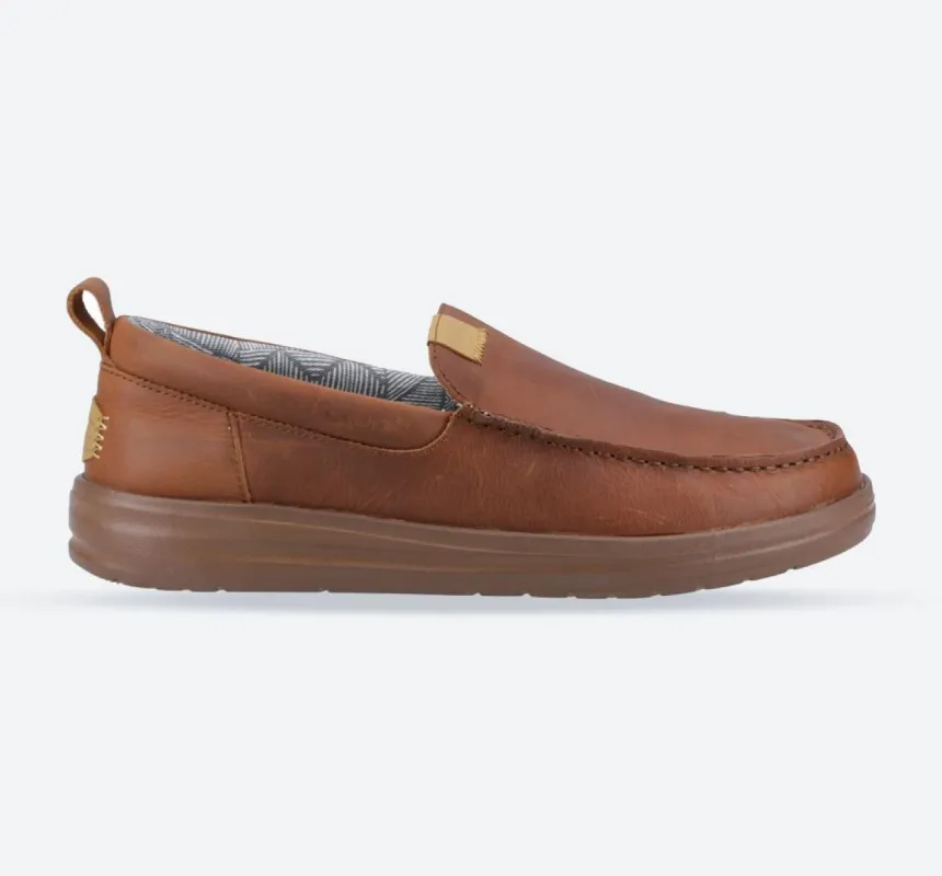 Men's Heydude 40173 Wally Grip Moc Craft Leather Shoes sold by Wide Fit Shoes