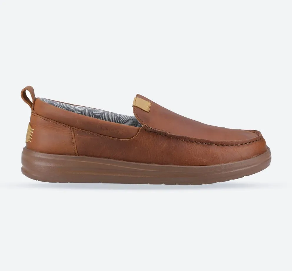 Men's Heydude 40173 Wally Grip Moc Craft Leather Shoes sold by Wide Fit Shoes