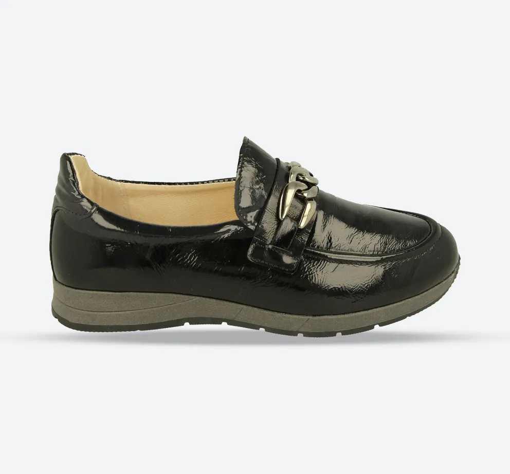 Womens Wide Fit DB Mandarin Shoes sold by Wide Fit Shoes