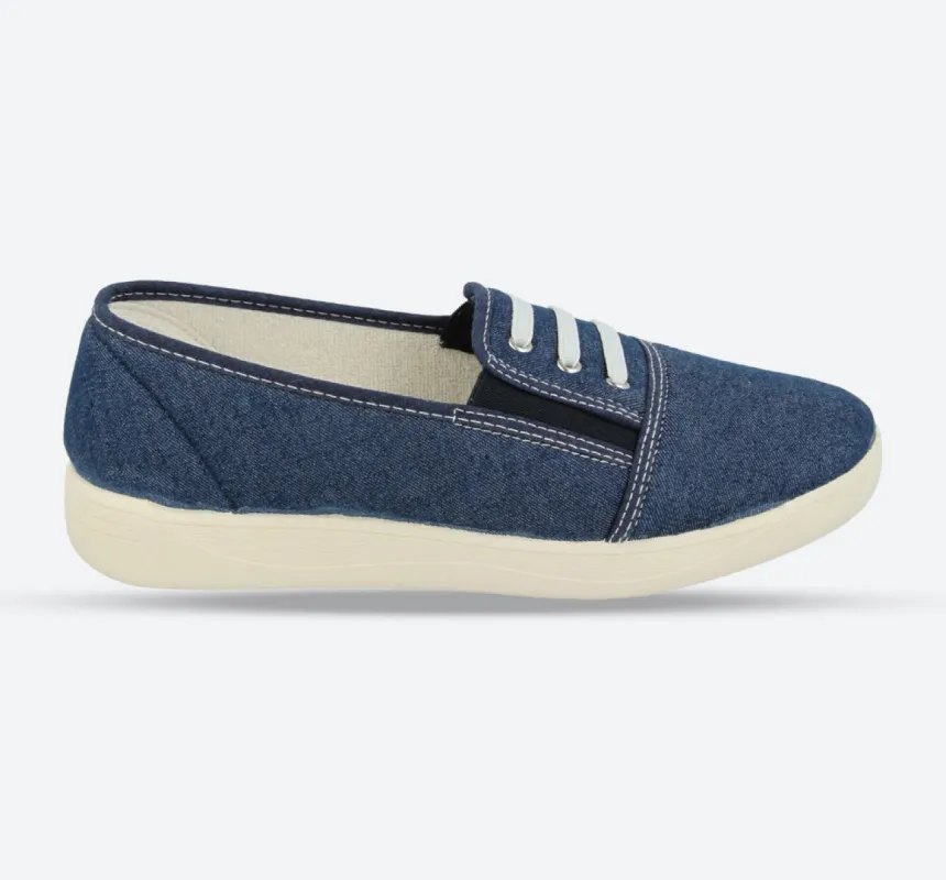 Womens Wide Fit DB Coup Canvas sold by Wide Fit Shoes