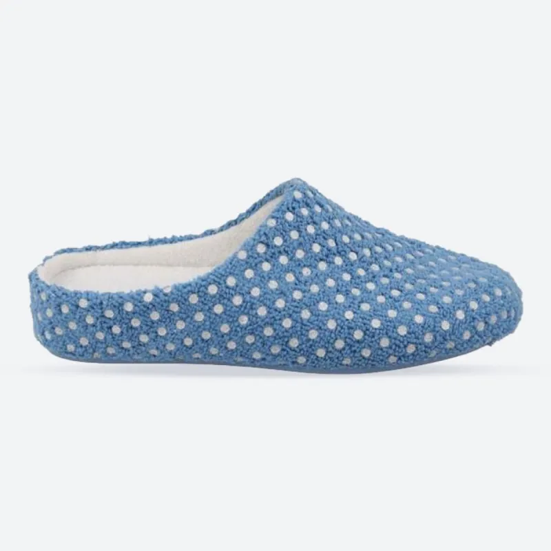 Women's Wide Fit DB Hawfinch Mule Slippers sold by Wide Fit Shoes