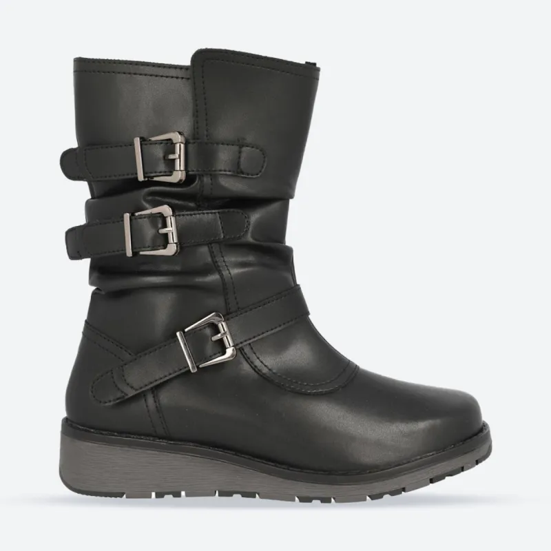 Women's Wide Fit DB Muntjac Boots sold by Wide Fit Shoes