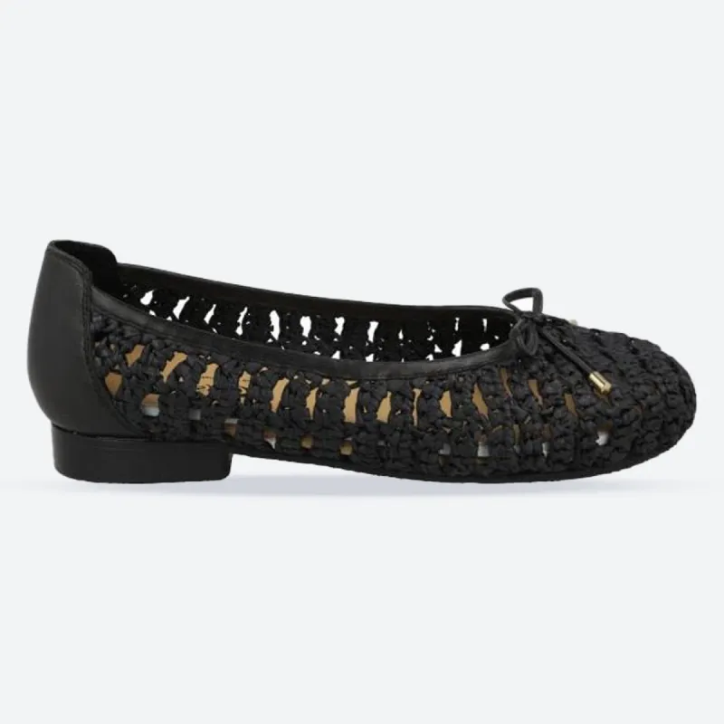Women's Wide Fit DB Raffia Shoes sold by Wide Fit Shoes