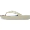 Women's Crocs 208770 Nostalgia Platform Flip Flop sold by Wide Fit Shoes