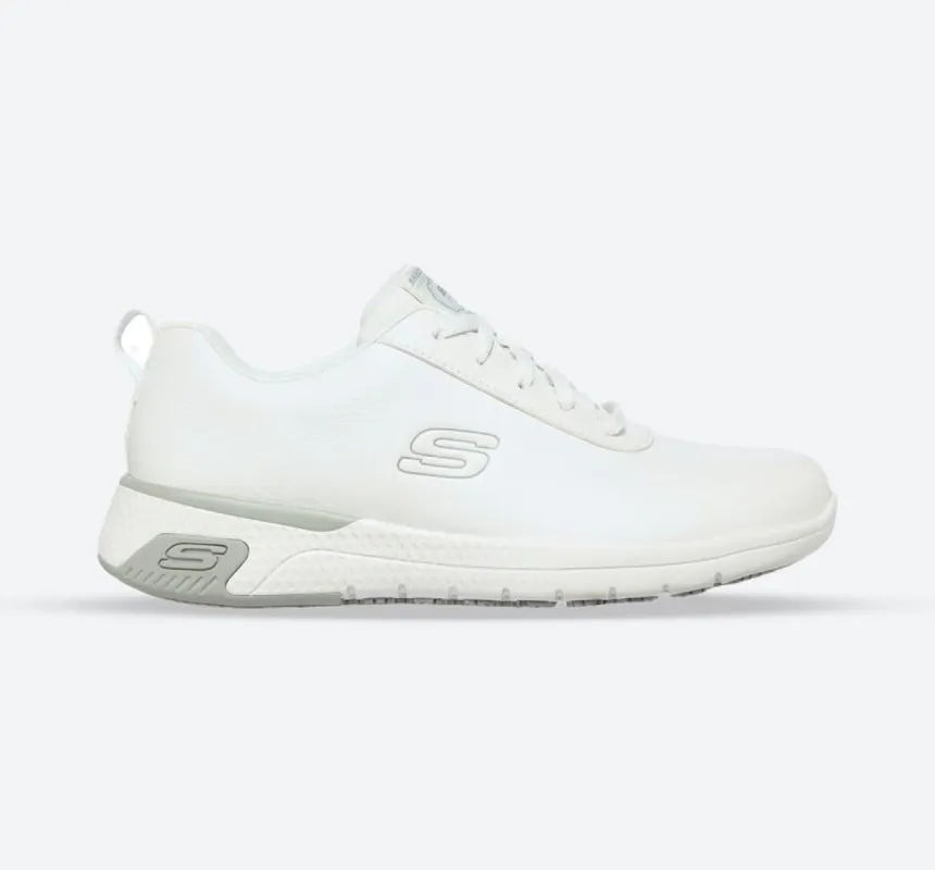 Women's Relaxed Fit Skechers 108010EC Marsing Gmina Work Shoes sold by Wide Fit Shoes