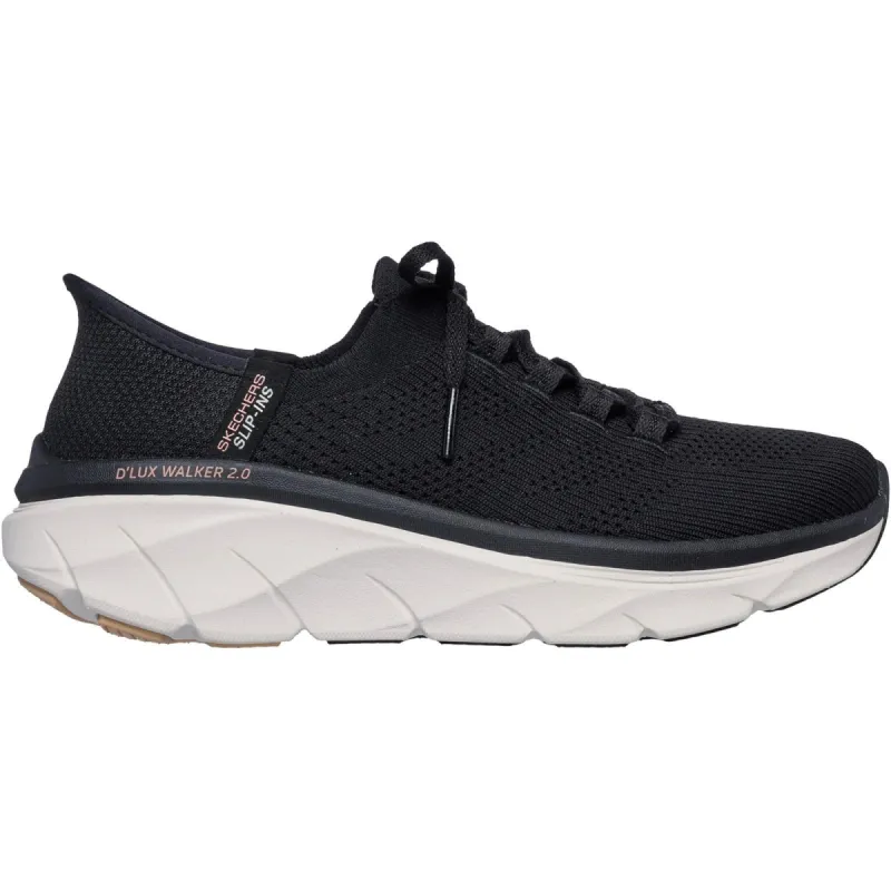 Women's Relaxed Fit Skechers 150105  Slip-ins Dlux Walker 2.0 Polyester Trainers sold by Wide Fit Shoes