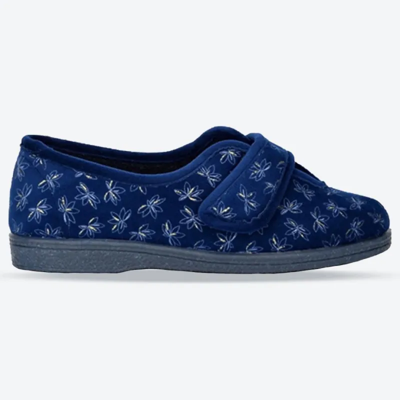 Womens Wide Fit Sleepers LS941NC Ivy Slippers made by Sleepers