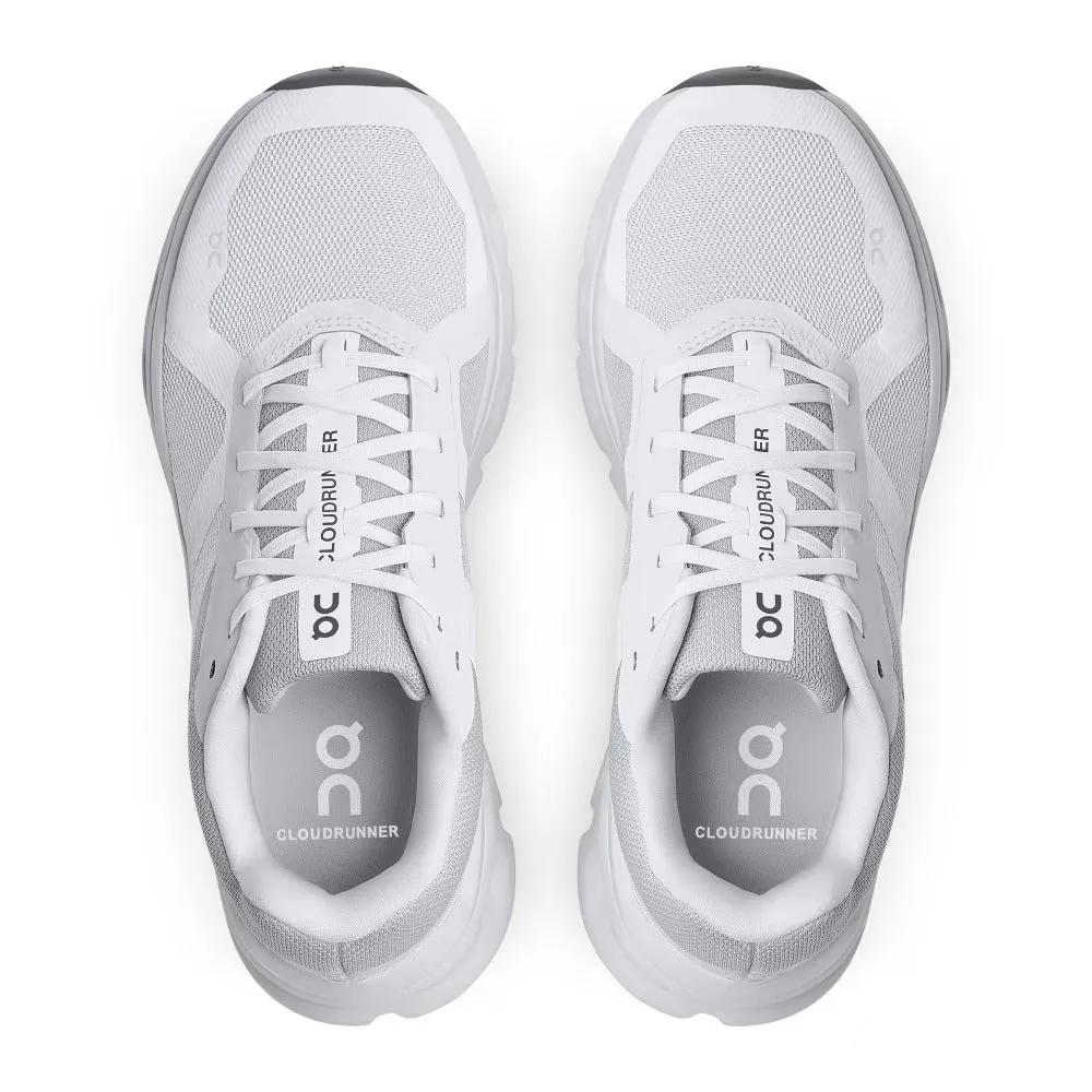 Women's Wide Fit On Running Cloudrunner Training Shoes - White/Frost sold by Wide Fit Shoes product image thumbnail 4